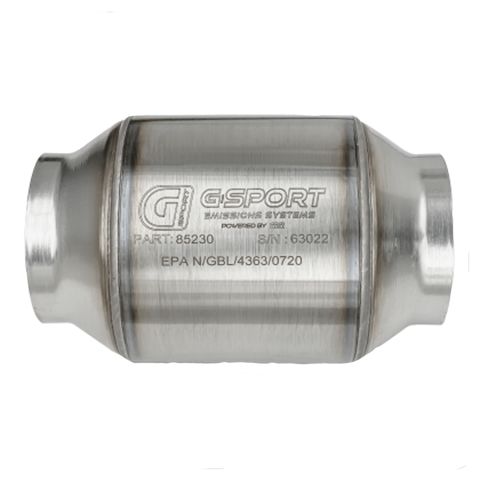 GESI G-Sport 400 CPSI GEN 2 4.5" x 4" 3.0in Inlet/Outlet Catalytic Converter (85230)