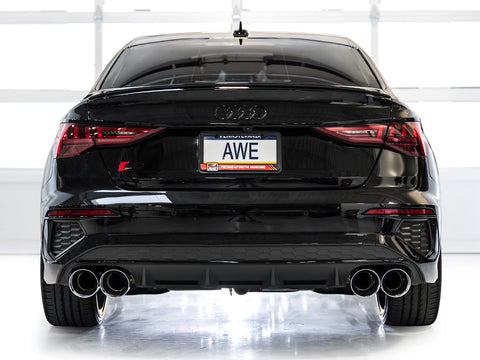 AWE Tuning Touring Edition Exhaust | 2022+ Audi S3