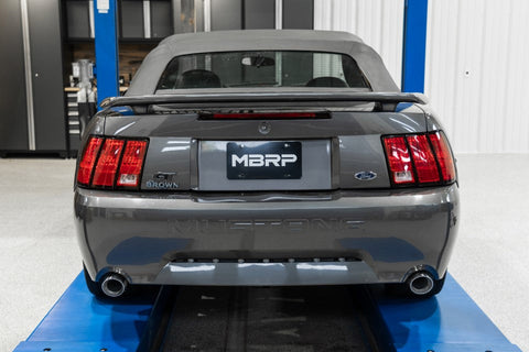 MBRP Stainless Steel 2.5" Cat-Back - Dual Exit | 1999-2004 Ford Mustang GT / Mach 1 (S7221AL)