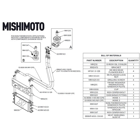 Mishimoto Performance Oil Cooler Kit | 2022-2023 Subaru BRZ/Toyota GR86 (MMOC-BRZ-22)