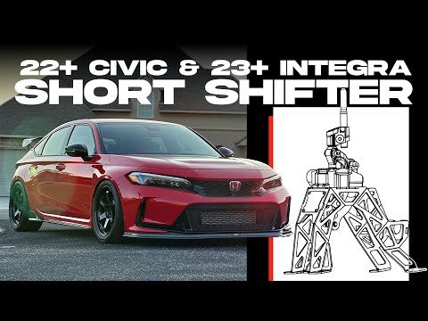 Hybrid Racing Short Shifter Assembly | 2022+ Honda Civic / Si 2023+ Honda Civic Type-R and 2023+ Acura Integra A-Spec/Type-S (HYB-SAS-01)