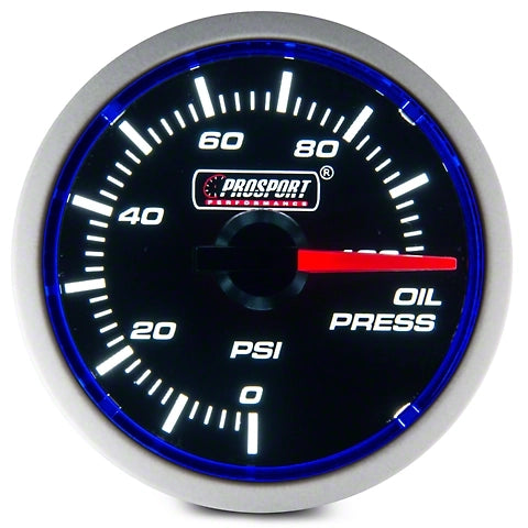 Prosport Performance 52mm Oil Pressure Gauge (216BFWBOPSM.PSI)