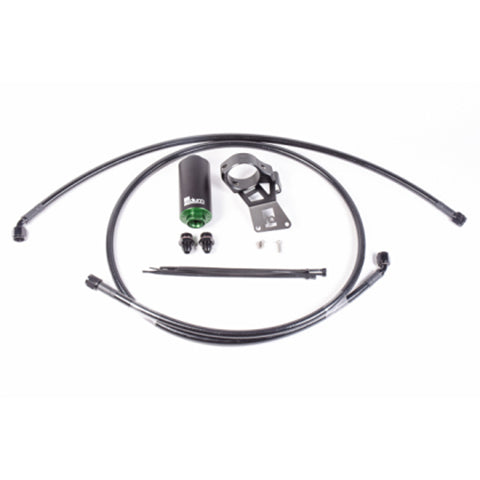Radium Fuel Feel Line Kit with Microglass Fuel Filter | 2008-2015 Mitsubishi Evo X (20-0946-05)