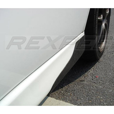 Rexpeed Carbon Fiber Side Spats | 2003-2006 Mitsubishi Evo 8/9 (R01)