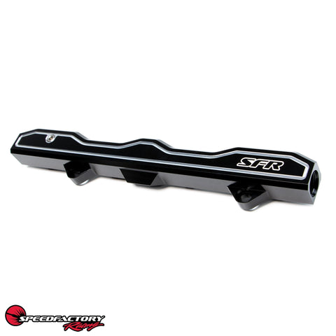 SpeedFactory Racing Billet K-Series 10AN Mega Flow Fuel Rail | 2002-2006 Acura RSX Type-S, 2006-2015 Honda Civic Si, and 2004-2014 Acura TSX (SF-02-802)