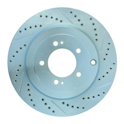 Stoptech Select Sport Slotted And Drilled Rear Brake Rotor | 2008-2011 Mitsubishi Evo X (227.46075L)