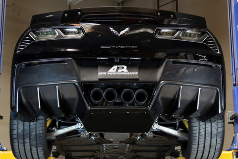 APR Carbon Fiber Rear Diffuser Version II | 2014+ Chevrolet Corvette C7 (AB-277029)