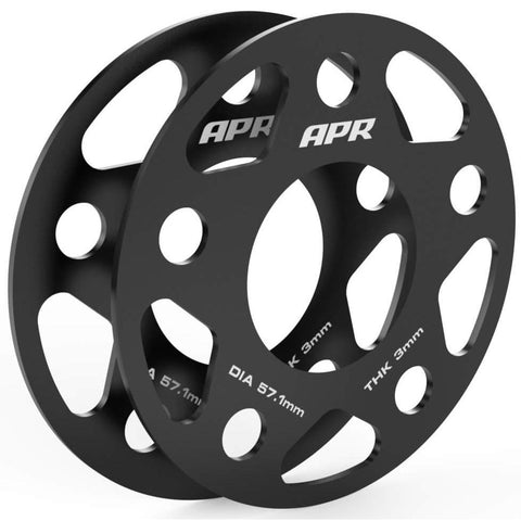 APR 3mm Wheel Spacers Pair | 5x112 Bolt Pattern / 57.1mm CB (MS100150)