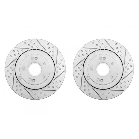 ARK Performance Drilled & Slotted Rear Rotors | 2010-2016 Hyundai Genesis Coupe (BR0700-203R)
