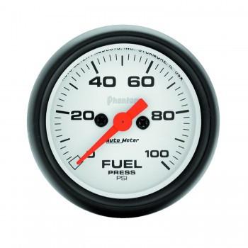 Autometer Phantom Series 2-1/16" Fuel Pressure 0-100 PSI Gauge (5763)