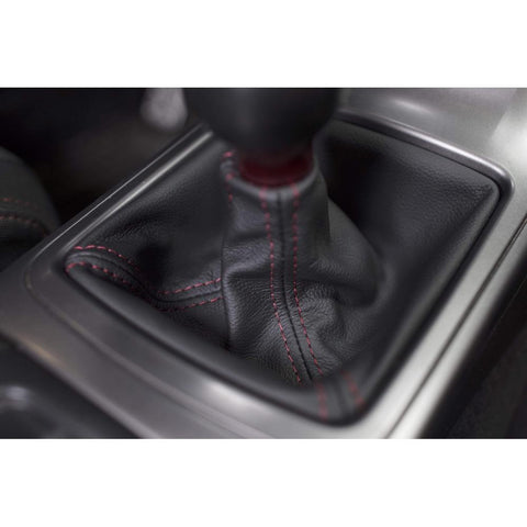 AutoStyled Black Leather Short Shift Boot | 2009-2014 Subaru WRX (1304030101)