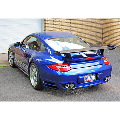 AWE Performance Exhaust with Polished Silver Tips | 2010-2012 Porsche 911 Turbo/Turbo S (3010-42012)