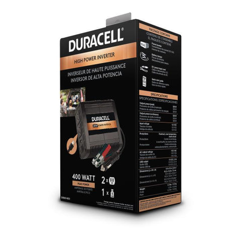 Duracell 400w Power Inverter (DRINV400)