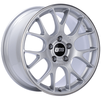 BBS Wheels CHR Brilliant Silver w/ Polished Outer Lip Ring 18x8