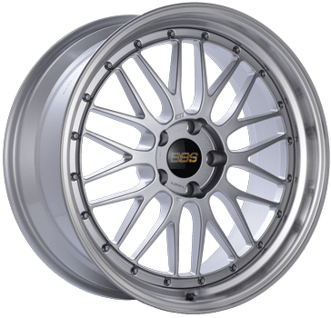 BBS Wheels LM Diamond Silver w/ Diamond Cut Machined Lip 19x9
