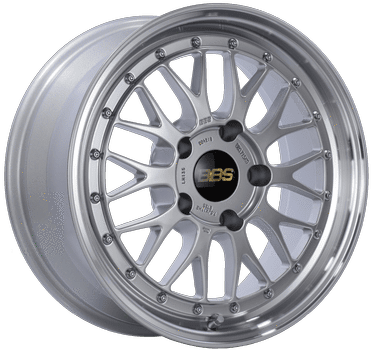 BBS LM Series 5x130 17" Diamond Silver Wheels