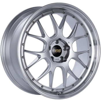 BBS LM-R Series 5x120 21" Diamond Silver Wheels