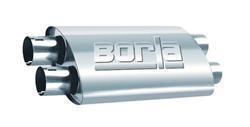 Borla 2.50" Dual In/Out 19" x 9.5" x 4" PRO-XS Muffler (400286)