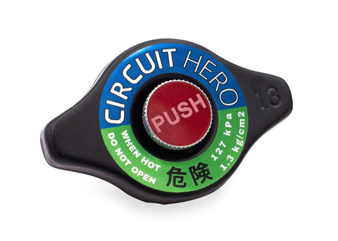 Circuit Hero High Pressure Valved-Radiator Cap | Multiple Fitments (CH-RCA-B)