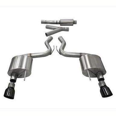Corsa 2.75" Dual Exit Cat-Back Exhaust | 2015-2017 Ford Mustang Ecoboost (14343)