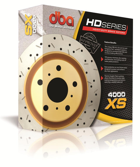 DBA HD Series 4000XS Brake Rotor | Multiple Fitments (4653XS)
