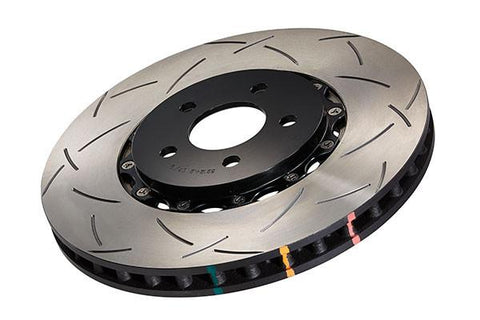 DBA Front Slotted 5000 2 Piece Rotor Assembled - Black | 09+ Nissan GTR R-35 (52320BLKS) - Modern Automotive Performance
