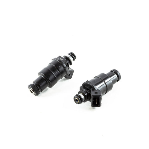DeatschWerks 550cc Low Impedance Top Feed Injectors - Set of 2 | 1986-1987 Mazda RX7 (42M-03-0550-2)