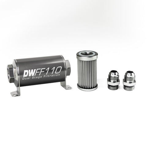DeatschWerks Universal 10 Micron 110mm Fuel Filter (8-03-110-010K-10/-38/-516/-6/-8)