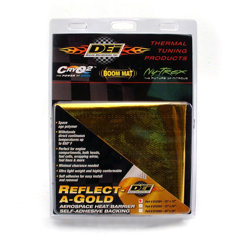 DEI Reflect-A-GOLD Heat Reflective Tape - Roll or Sheet