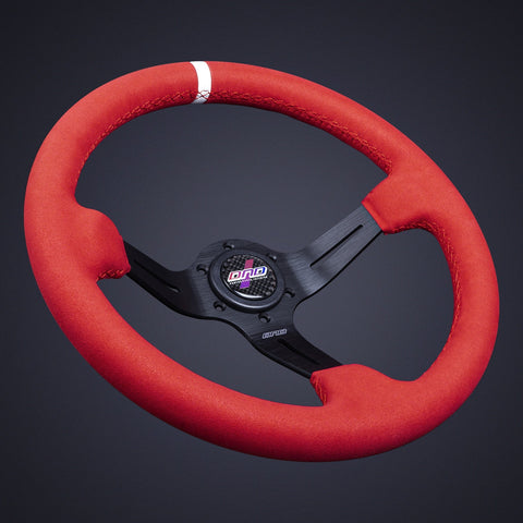 DND Full Colored Alcantara Race Steering Wheel (FCAW-BLU)