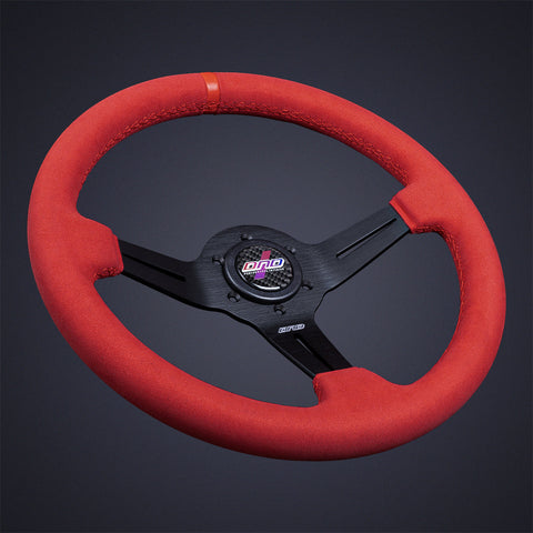 DND Full Colored 50mm Alcantara Race Steering Wheel (FCAW-PR-50)