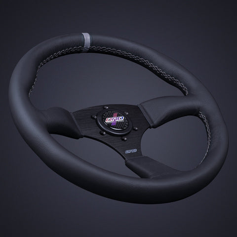 DND Leather Touring Steering Wheel (LTW-GR)