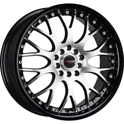 Drag Wheels DR19 Series 5x100/5x114.3 17x7.5in. 45mm. Offset Wheel (DR191775054573C)