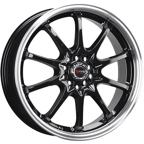 Drag Wheels DR9 Series 5x100/5x114.3 17x7in. 40mm. Offset Wheel (DR9177054073BF1)