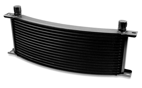 Earl's Performance -6m 16 Row Narrow Curved Cooler Black (71606AERL)