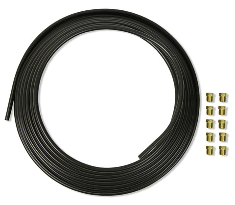 Earl's Performance 5/16 In X 25 Ft Coil &amp; Fitting Kit - Olive (ZZ6516KERL)