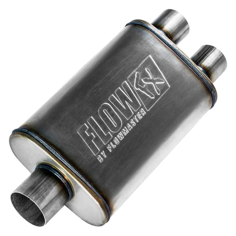 Flowmaster FlowFX Muffler - 3" Center In / 2.5" Dual Out - 20x4x9" Size (72198)