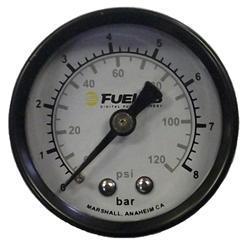 Fuelab 1.5inch Dual BAR/PSI Fuel Pressure Gauge (71511)