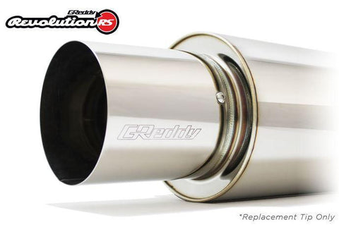 GReddy Revolution RS SS Exhaust Tip - 115mm Diameter/120mm Length (11001140)