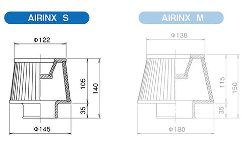 GReddy Airinx S 70mm Universal Filter | Universal  (12500602)