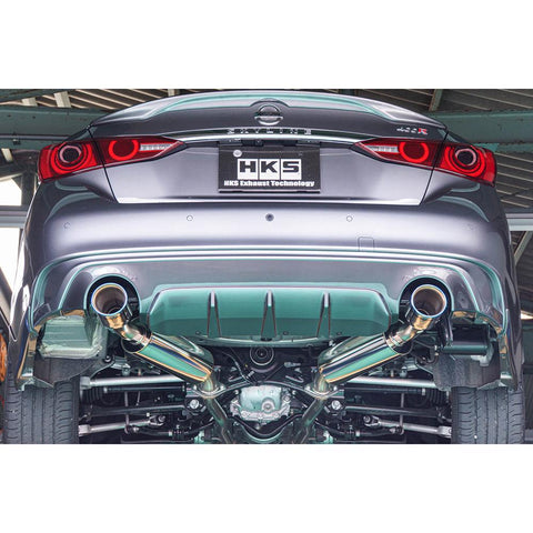 HKS LEGAMAX Sports Axle-Back Exhaust System | 2014-2023 Infiniti Q50 (31021-AN012)