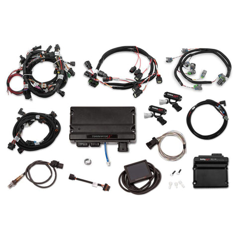 Holley Terminator X MPFI System with EV6 Injectors | 2013-2015 Ford Coyote w/ Ti-VCT and EV6 Injectors (550-1213)