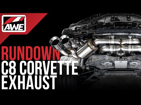 AWE Track to Touring Exhaust Conversion Kit | 2020-2023 Chevrolet Corvette C8 (3815-11045)