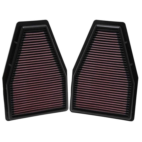 K&N Replacement Air Filters | 2012-2014 Porsche 911 3.4L/3.8L (33-2484)