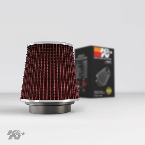K&N Adjustable Fitting Universal Air Filter (RG-1001RD)