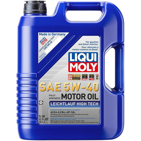 LIQUI MOLY 5L Leichtlauf High Tech Motor Oil 5W-40 (2332)