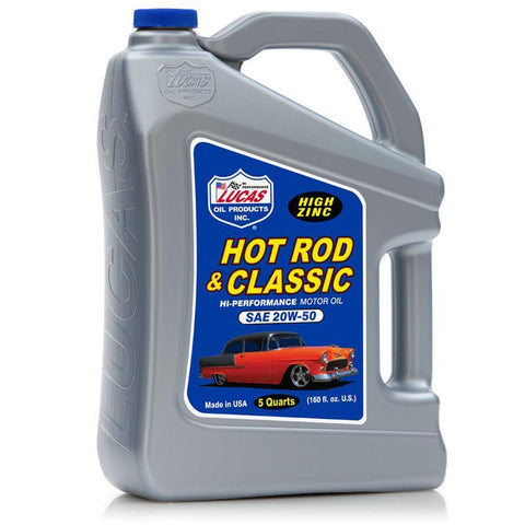 Lucas Oil Hot Rod & Classic Car SAE 20W-50 Motor Oil