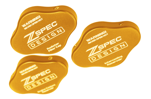 ZSPEC Billet Fluid Reservoir Cap Covers Set | 2023+ Nissan Z (00843612186911)