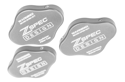ZSPEC Billet Fluid Reservoir Cap Covers Set | 2023+ Nissan Z (00843612186911)