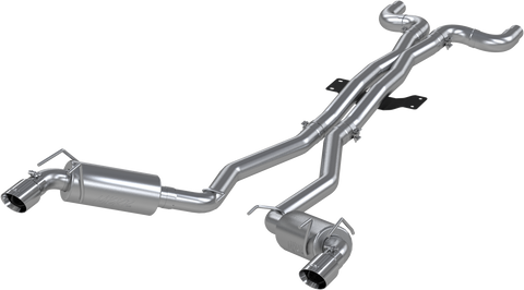 MBRP 3-Inch Armor Plus Race Profile Dual Rear Exit Cat-Back Exhaust with Stainless Steel Tips | 2010 - 2015 Chevrolet Camaro (S7018409)
